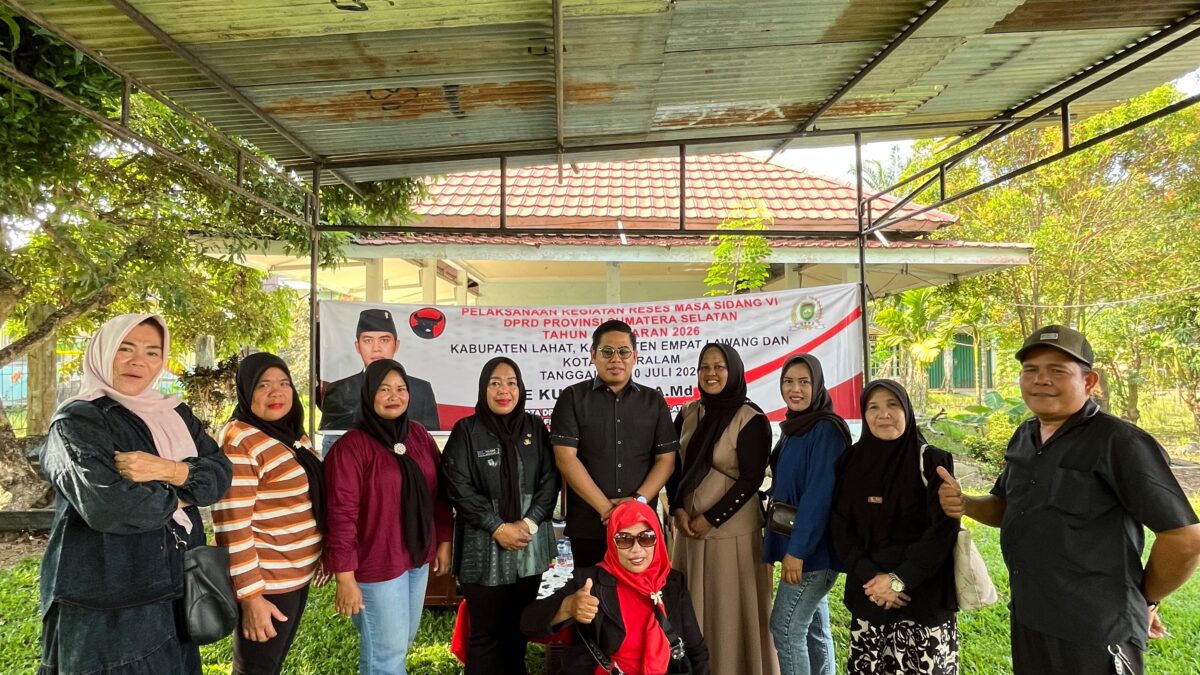 Ade Kurniawan Serap Aspirasi Warga Pagar Agung Saat Reses DPRD Sumsel