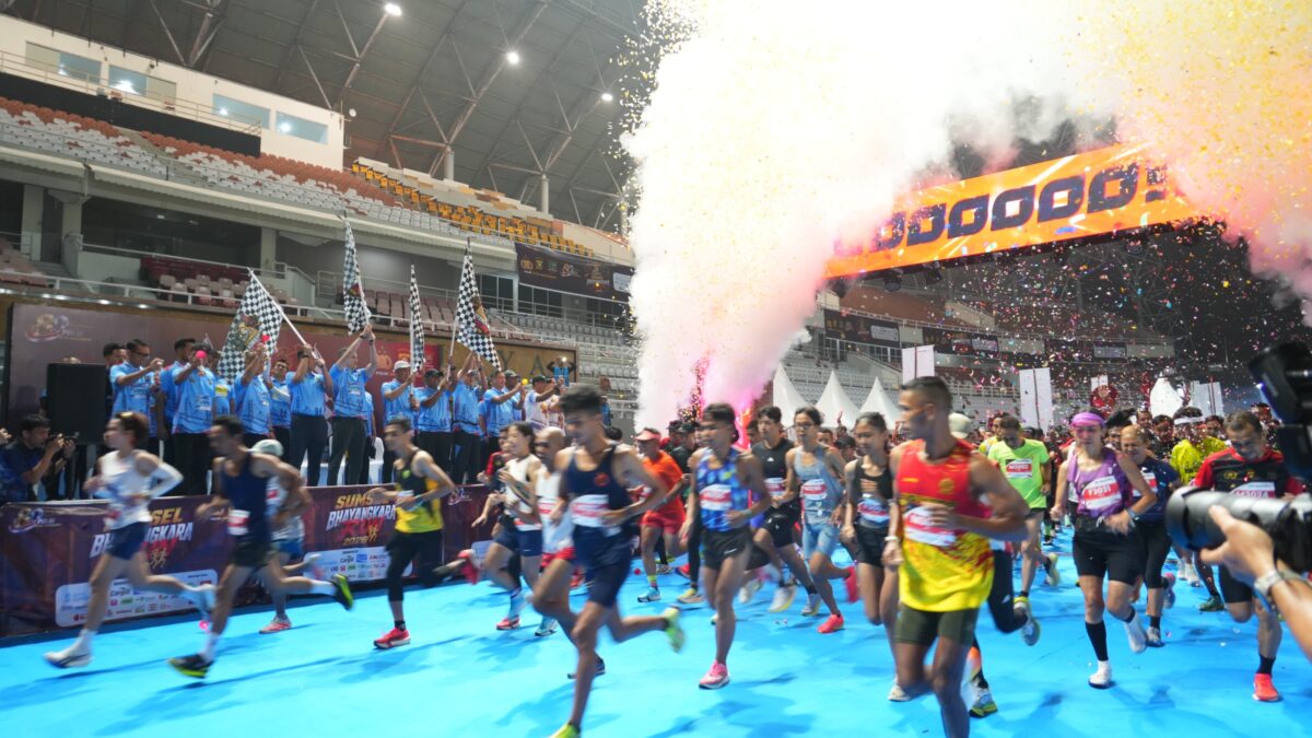 8.035 Peserta Ramaikan Bhayangkara Run 2026 di Palembang