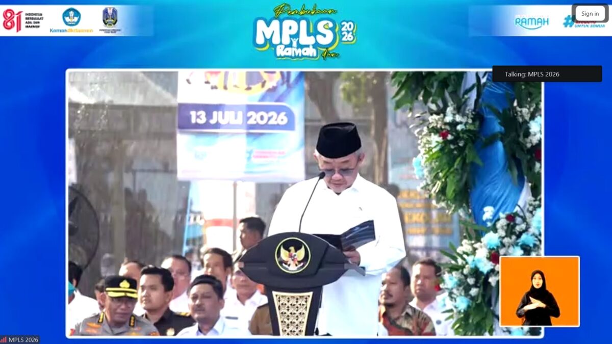 MPLS di Jatim Dimulai, Mendikdasmen Ajak Siswa Baru Berani Gapai Cita-cita