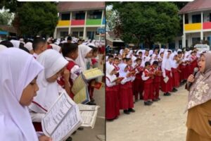 SDN 10 Lahat Biasakan Siswa Awali Hari dengan Sholawat dan Membaca Juz Amma