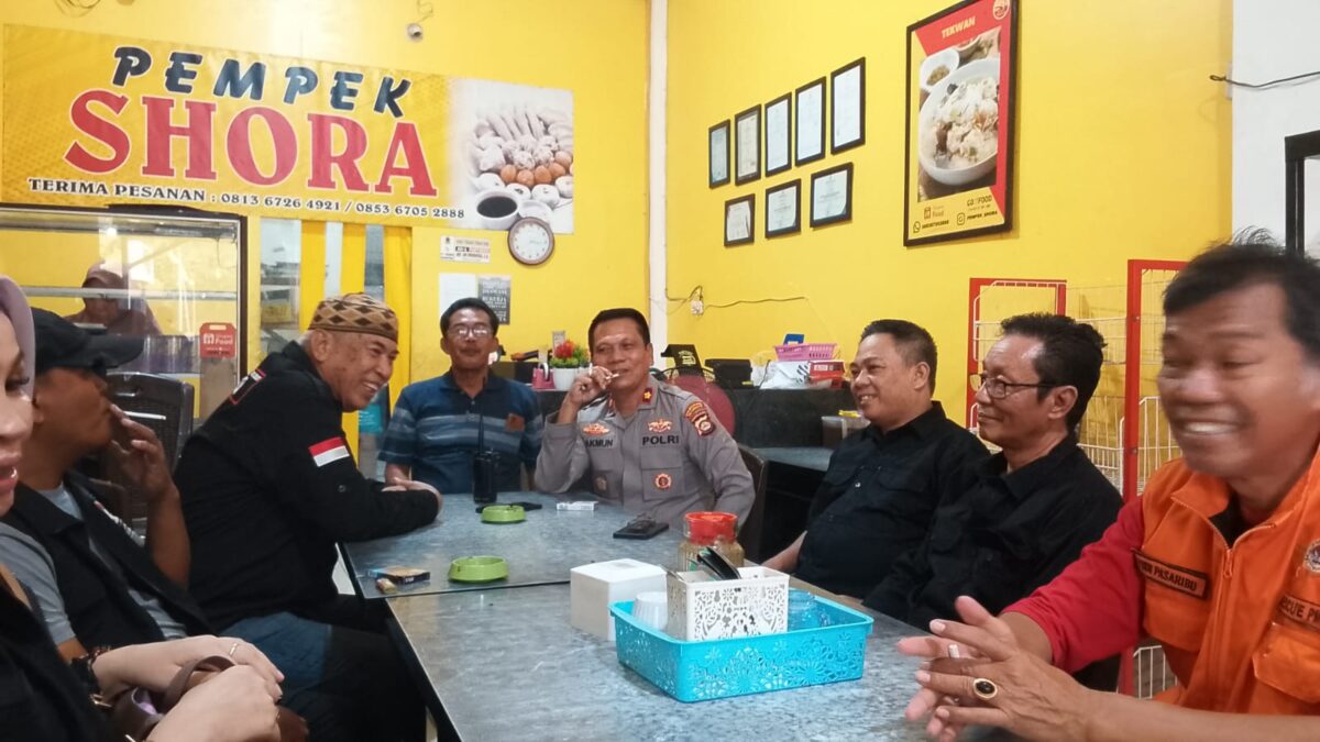 Kapolsek Sako Bangun Sinergi Bersama Lima Ormas di Palembang