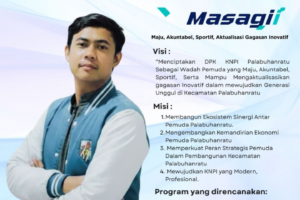 Usung Semangat MASAGI, Ari Awaludin Nyatakan Siap Maju Pimpin DPK KNPI Palabuhanratu