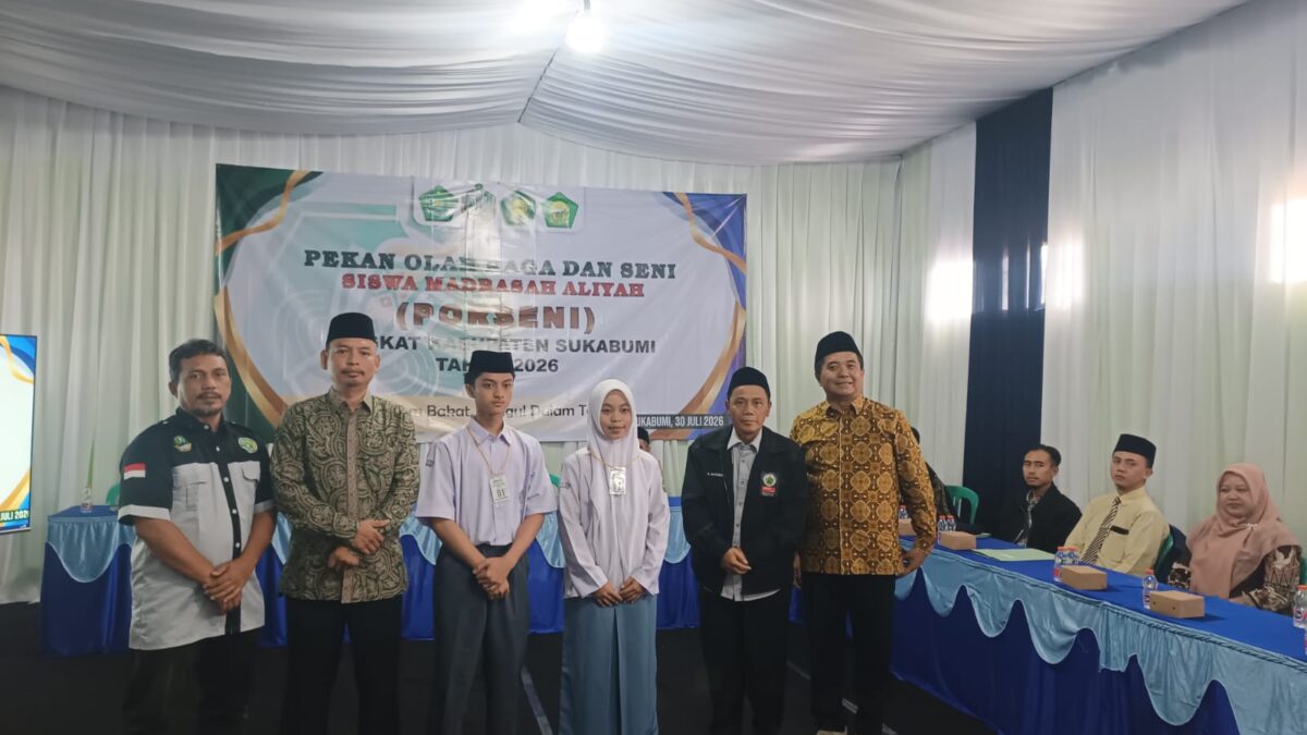 Porseni Madrasah Aliyah Sukabumi 2026 Resmi Dibuka, Seleksi Wakil ke Tingkat Provinsi Dimulai