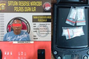 Residivis Narkoba di Ogan Ilir Kembali Diciduk, Polisi Sita Empat Paket Sabu