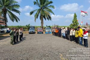 Polsek Tanjung Raja Gelar Apel Kesiapsiagaan Hadapi Karhutla