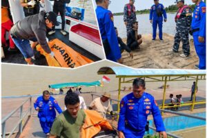 Dua Korban Jatuh dari Tongkang di Sungai Baung OKI Ditemukan Meninggal