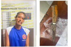 Bawa Pisau 24 Cm, Pria Asal Prabumulih Diamankan Polisi di Ogan Ilir