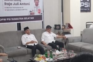 Raja Juli Antoni Sambangi DPW PSI Sumsel, Bahas Penguatan Struktur Menuju Pemilu 2029