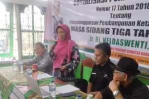 Perkuat Ketahanan Keluarga, Fraksi PPP DPRD Sumbar Sosialisasikan Perda di Sijunjung