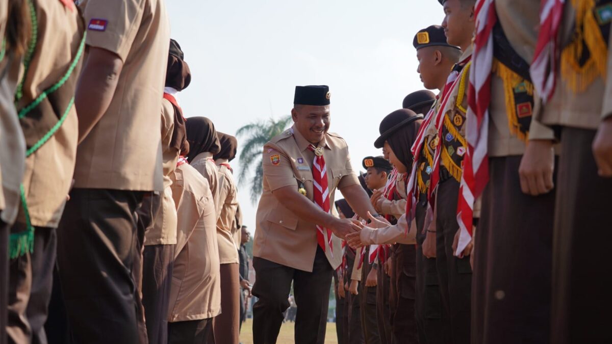 Pramuka OKI Didorong Jadi Kader Pemimpin dan Pelopor Pencegahan Karhutla