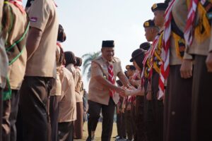 Pramuka OKI Didorong Jadi Kader Pemimpin dan Pelopor Pencegahan Karhutla
