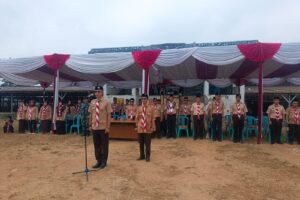 Kwaran Kalapanunggal Gelar Upacara HUT Pramuka ke-65 Tingkat Kecamatan, Teguhkan Semangat Pengabdian dan Kebersamaan