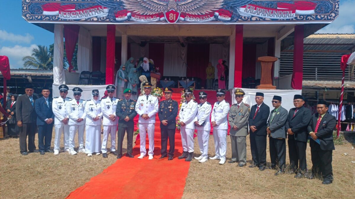 Kades Se-Kecamatan Kalapanunggal Hadiri Upacara HUT RI ke-81