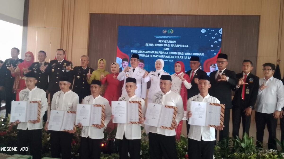 539 Narapidana Lapas Lahat Terima Remisi HUT RI ke-81, 7 Orang Langsung Bebas