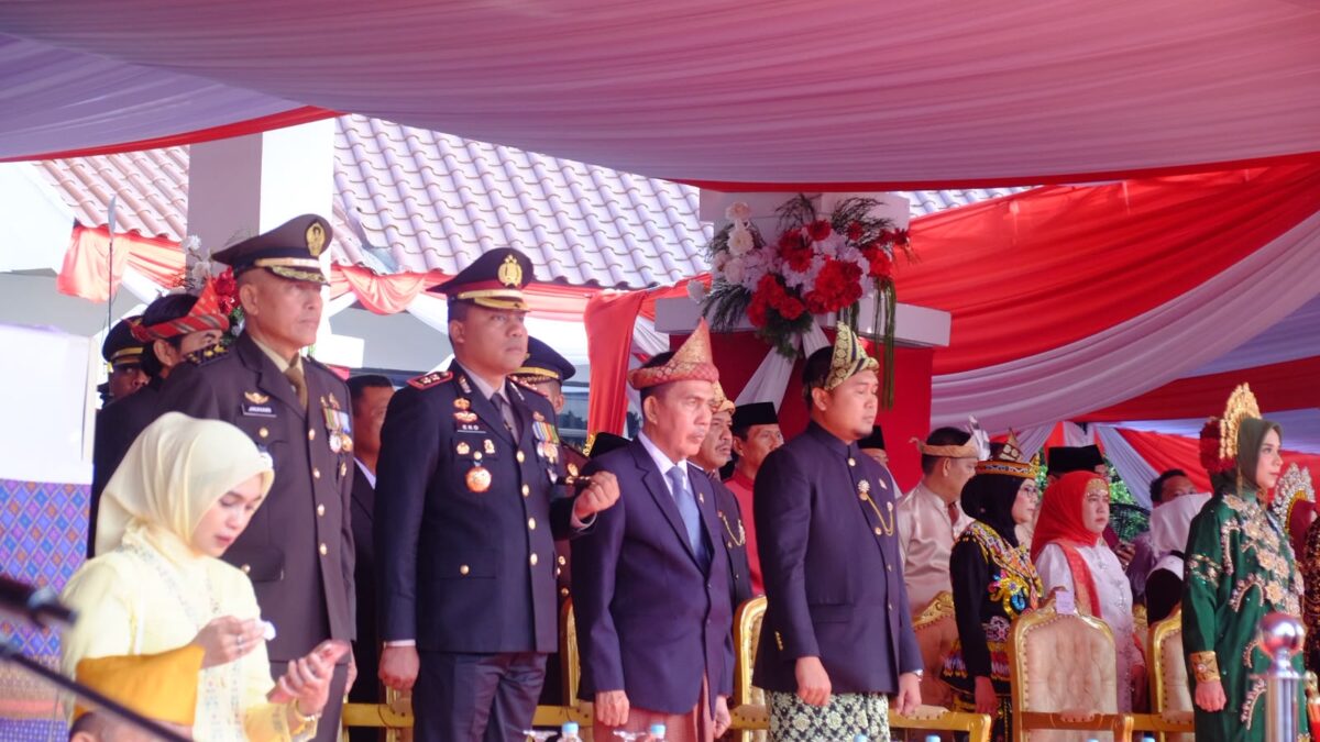Kapolres OKI Hadiri Upacara HUT ke-81 RI, Ini Pesan AKBP Eko Rubiyanto