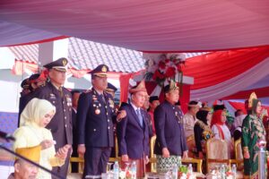 Kapolres OKI Hadiri Upacara HUT ke-81 RI, Ini Pesan AKBP Eko Rubiyanto