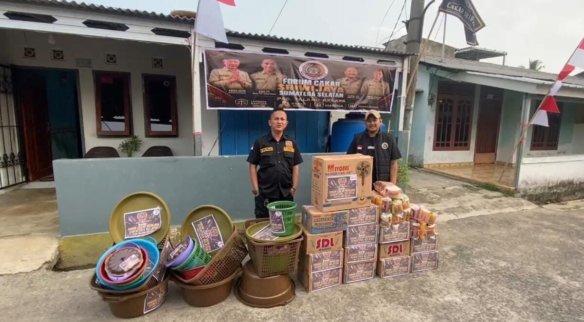 Forum Cakar Sriwijaya PAC Talang Kelapa Ikut Meriahkan HUT RI ke-81 Bersama Warga Megah Asri 2