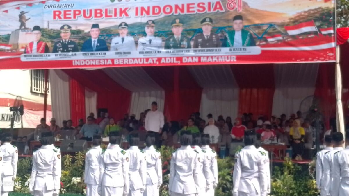 Pawai Pembangunan HUT RI ke-81 Digelar di Lahat, Tampilkan Drumband hingga Hasil Pertanian