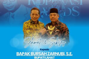 Bupati Lahat Bursah Zarnubi Raih Penghargaan Jasa Bakti Koperasi Tingkat Nasional