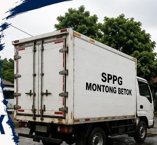Mobil Operasional SPPG Montong Betok Diduga Angkut Bahan Pangan, KAWAL MBG Minta BGN Periksa