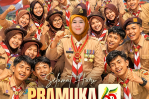 HUT Pramuka ke-65, Khofifah Ajak Generasi Muda Perkuat Ketahanan Pangan
