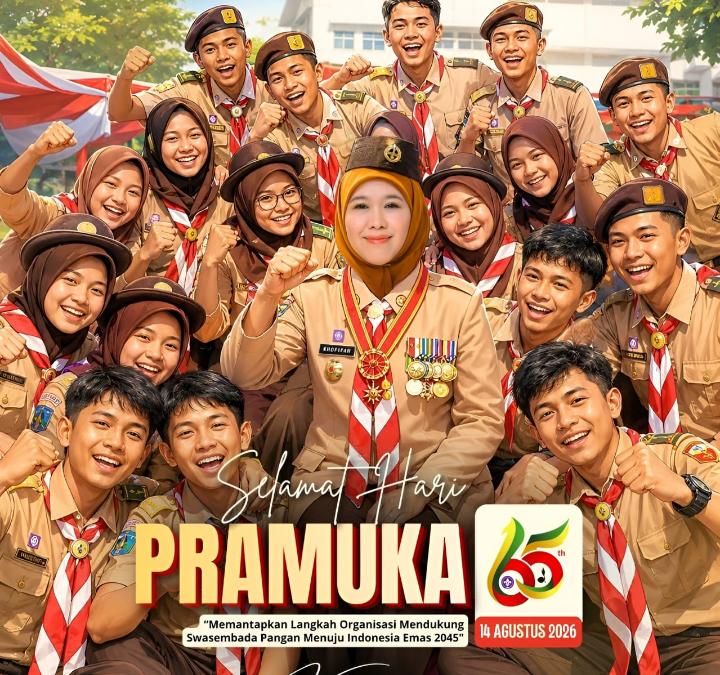 HUT Pramuka ke-65, Khofifah Ajak Generasi Muda Perkuat Ketahanan Pangan