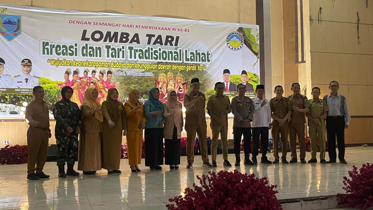 Lomba Tari Tradisional dan Kreasi Digelar di Lahat Sambut HUT ke-81 RI