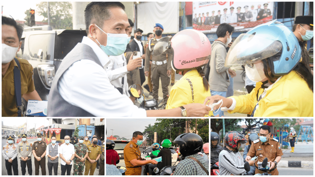 ISPU Palembang Capai 195, Pemkot Bagikan 16.500 Masker Antisipasi Kabut Asap