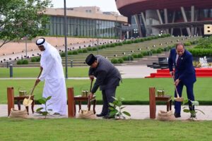 Presiden Prabowo Ikuti Penanaman Pohon Bersama Pemimpin BRICS di India