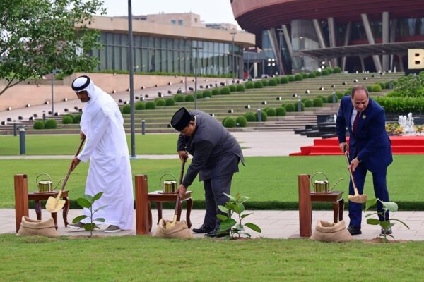 Presiden Prabowo Ikuti Penanaman Pohon Bersama Pemimpin BRICS di India