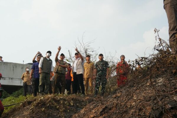 Menhut dan BNPB Tinjau Karhutla di OKI, 11 Fire Spot Terdeteksi di Sumsel