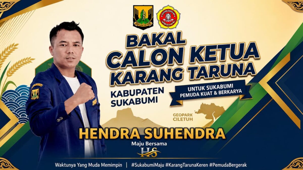 Hendra Suhendra Nyatakan Siap Maju sebagai Calon Ketua Karang Taruna Kabupaten Sukabumi