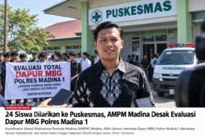 24 Siswa Dilarikan ke Puskesmas, AMPM Madina Desak Evaluasi Dapur MBG