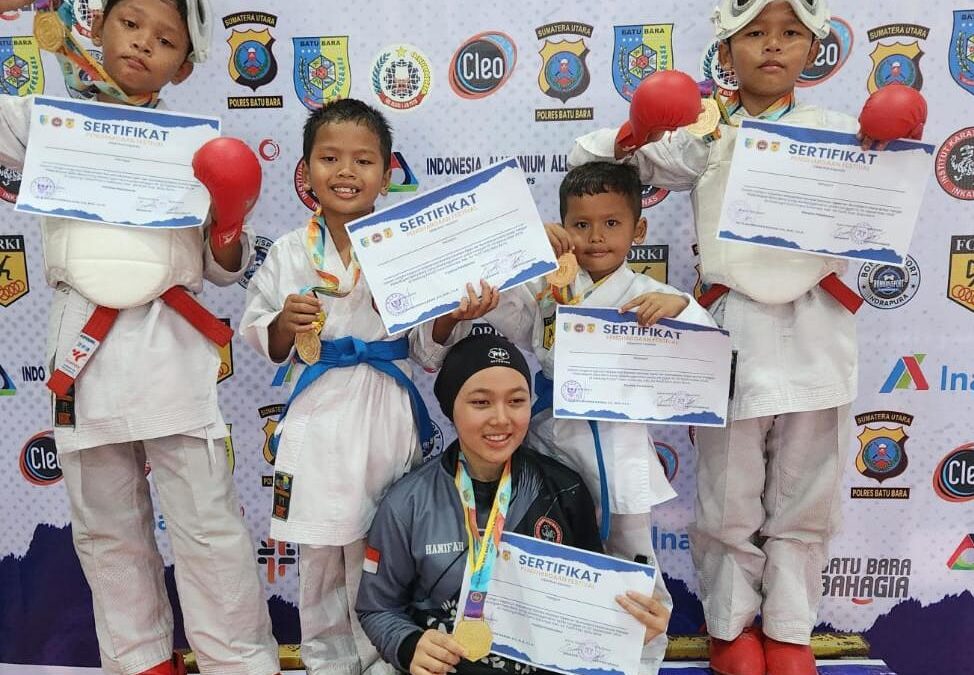 Dojo Alfarizi Bawa Pulang Sejumlah Gelar dari Kejuaraan Karate INKANAS Sumut