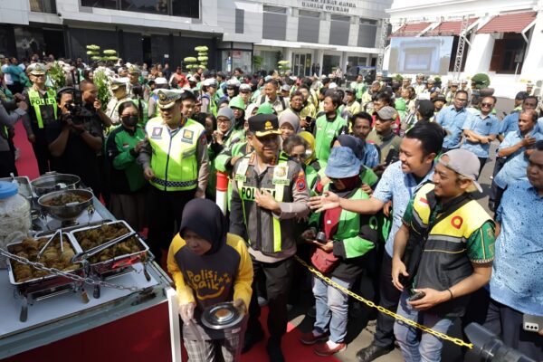 Apel Ojol Jogo Jatim, Polisi Dorong Pengemudi Jadi Pelopor Keselamatan Berlalu Lintas