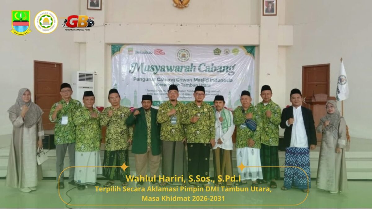 Terpilih Aklamasi, Wahlul Hariri Nahkodai DMI Tambun Utara