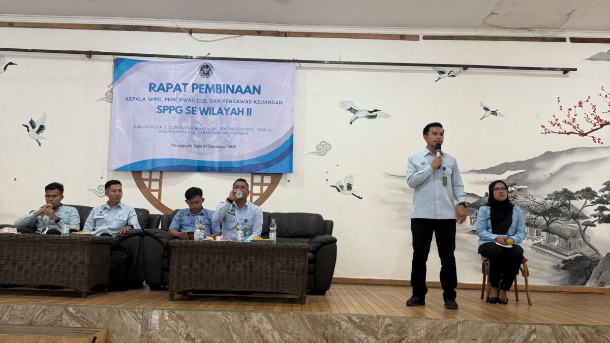 231 Peserta Ikuti Pembinaan SPPG Wilayah II Sukabumi, Koordinasi Antar-Kecamatan Diperkuat