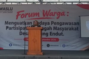 Bawaslu Jabar Dorong Pengawasan Pemilu Partisipatif di Desa Gunung Endut