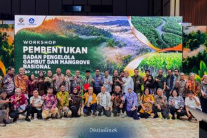 Pakar Serahkan Naskah Pembentukan Badan Pengelola Gambut dan Mangrove ke Pemerintah