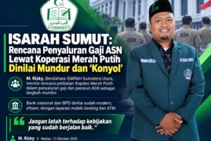 ISARAH Sumut Kritik Usulan Gaji ASN Lewat Koperasi Merah Putih