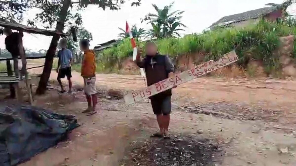 Dugaan Berkedok Pungli Pos Desa Di Jalan Pertamina Bentayan Muba, Kades Bantah Dan Polsek Sudah Tertibkan