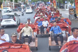 Bupati Sukabumi Apresiasi Bantuan 100 Becak Listrik dari Presiden Prabowo