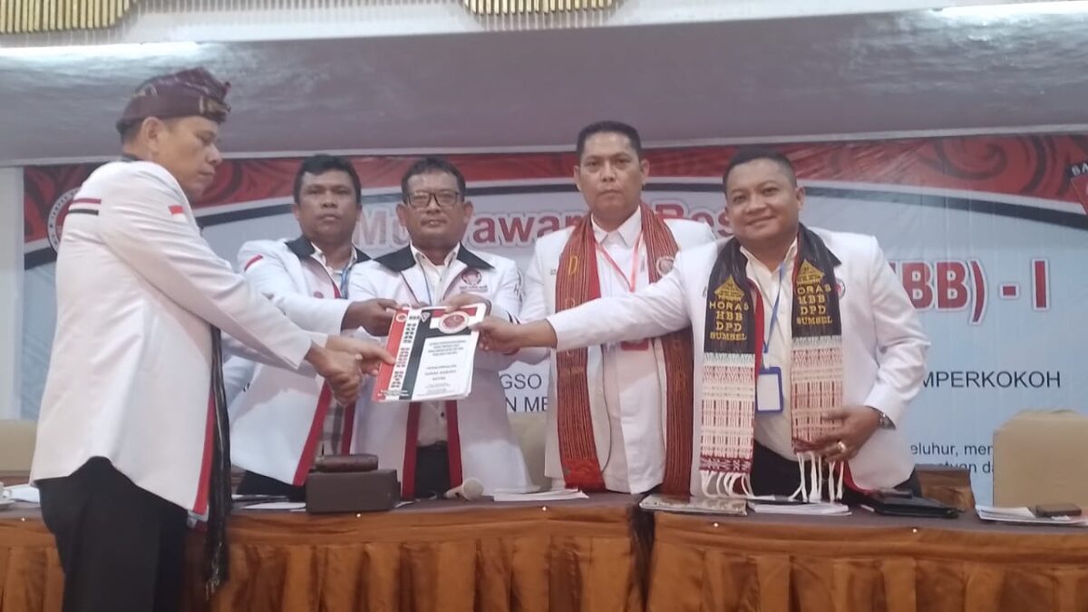 Lamsiang Sitompul Kembali Terpilih Aklamasi Pimpin HBB