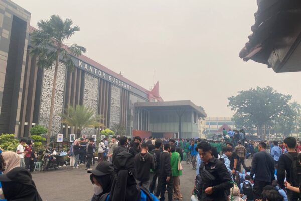 Ratusan Mahasiswa Di Palembang Desak Gubernur Sumsel Serius Tangani Karhutla