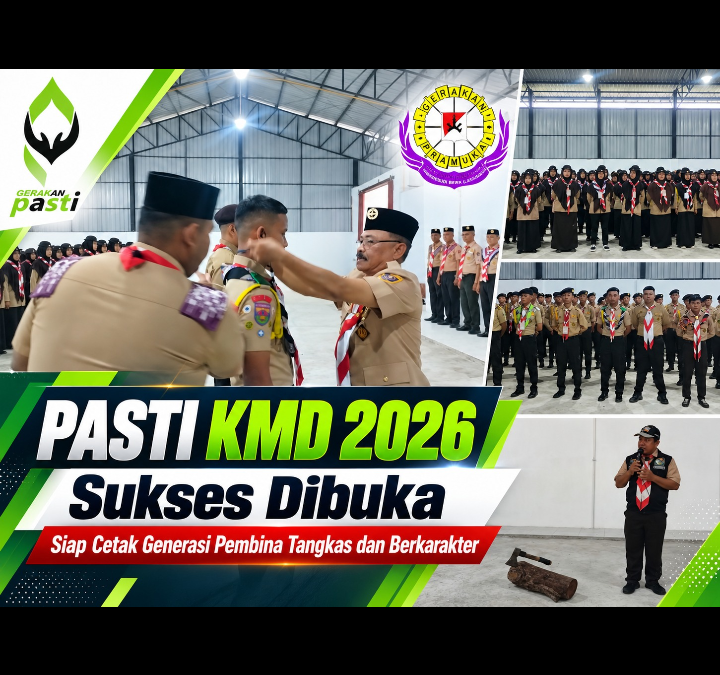 PASTI KMD 2026 Sukses Dibuka Siap Cetak Generasi Pembina Tangkas dan Berkarakter