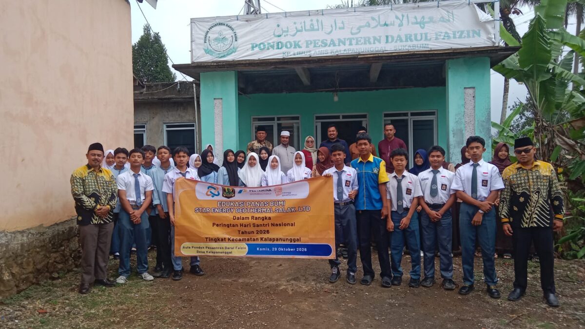 Panitia HSN Kalapanunggal Gandeng Star Energy, Santri Dikenalkan Energi Panas Bumi